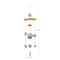 3ft. Blue Ceramic Shell Handmade Ombre Windchime with Driftwood & Bead Accents